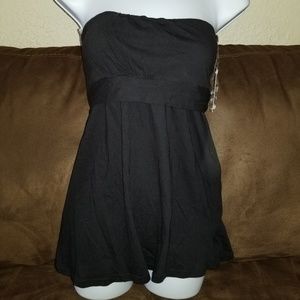 Black strapless top Size M BNWT